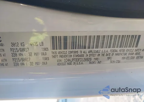 2015 Jeep Patriot Latitude from USA, damaged, VIN 1C4NJPFB3FD120929